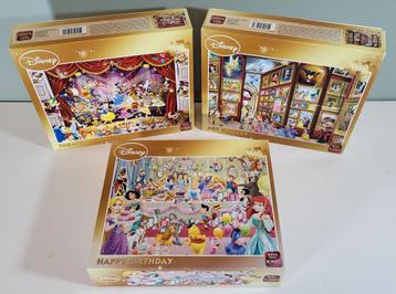Disney puzzels van 1500 stukjes, set van 3 beschikbaar voor biedingen