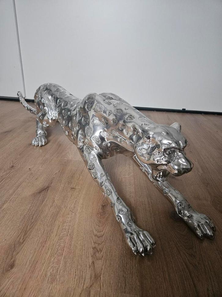 Leopard luipaard beeld +/- 140 cm lang, Huis en Inrichting, Woonaccessoires | Overige, Ophalen