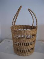 RIETEN MANDJES, Huis en Inrichting, Ophalen, Mand, Rond, Zo goed als nieuw