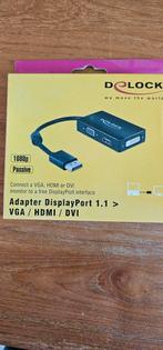 DeLOCK 0.16m DisplayPort/VGA+HDMI+DVI, Ophalen, Zo goed als nieuw
