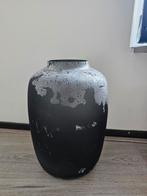 Mooie zwarte bloemenvaas, Ophalen of Verzenden