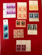 Div blokjes en paartjes met vel rand, Ophalen of Verzenden, Na 1940