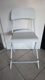 Ikea stoel, Ophalen, Wit, Zo goed als nieuw, Metaal