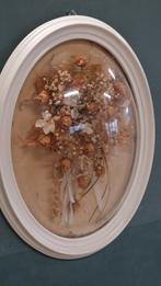 Antiek Trouwboeket in Bollijst 13x47x37cm, Antiek en Kunst, Kunst | Schilderijen | Klassiek, Ophalen of Verzenden