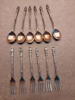 Theelepels/vorkjes 12x apostelen, Antiek en Kunst, Antiek | Bestek, Ophalen of Verzenden