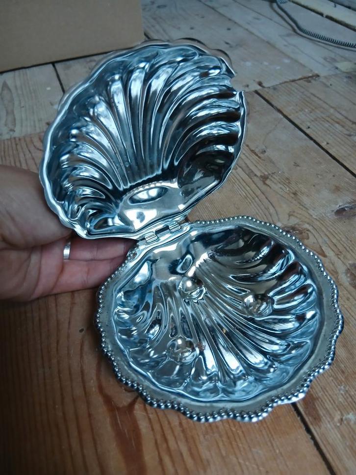 Zilveren Kaviaarschaal, Antiek en Kunst, Antiek | Goud en Zilver, Ophalen of Verzenden