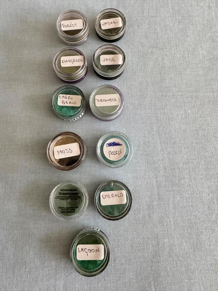 Mintenz Groene Oogschaduw - Verschillende Tinten, Sieraden, Tassen en Uiterlijk, Uiterlijk | Cosmetica en Make-up, Gebruikt, Make-up
