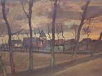 naïeve Belgische kunst Albert Raty, Antiek en Kunst, Kunst | Schilderijen | Klassiek, Ophalen of Verzenden