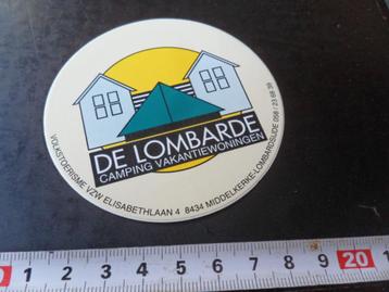 stickers België Middelkerke DE LOMBARDE Campin Vakantiewonin beschikbaar voor biedingen