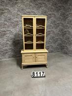 Antiek grenen vitrinekast nr8117, Antiek, Info@antiekgroothandel.com, Met deur(en), 7603 RG