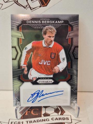 Bergkamp - Arsenal - Panini PRIZM Autograph beschikbaar voor biedingen
