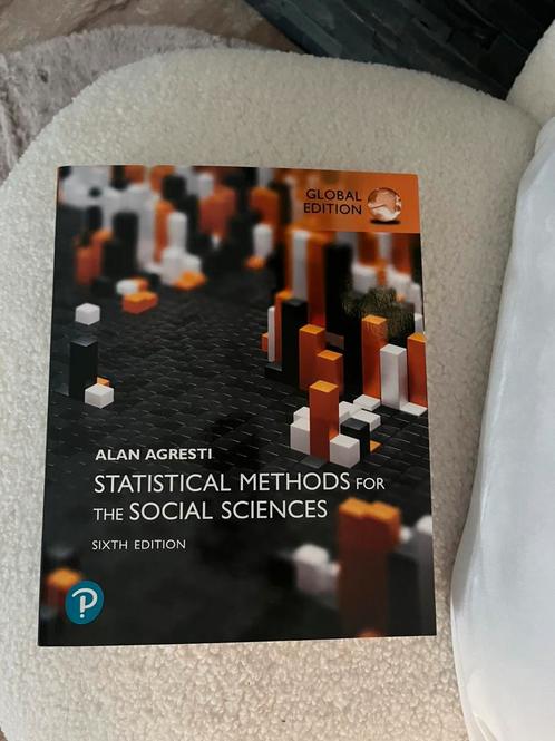 Alan Agresti - Statistical methods for the social sciences, Boeken, Studieboeken en Cursussen, Nieuw, WO, Ophalen of Verzenden