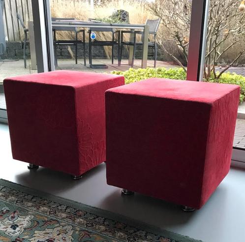 twee Kubussen formaat 45x45x48 cm., Huis en Inrichting, Tafels | Salontafels, Nieuw, Minder dan 50 cm, Minder dan 50 cm, Minder dan 50 cm