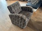 Urban Sofa - Fauteuil met Panter Print super mooi ,z.g.a.n.!, Diverse stijlen mogelijk ., 75 tot 100 cm, Ophalen of Verzenden