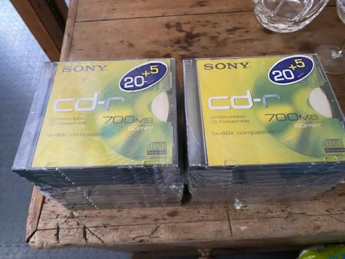 1x 25x Sony CD-R 700MB in org. verpakking, Computers en Software, Beschrijfbare discs, Nieuw, Cd, Herschrijfbaar, Ophalen of Verzenden