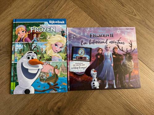 Frozen kijk en zoekboek en frozen 2 een betoverend avontuur, Boeken, Kinderboeken | Jeugd | onder 10 jaar, Zo goed als nieuw, Sprookjes