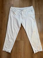 Enkel broek maat 48, Ophalen of Verzenden, Zo goed als nieuw, Wit, Broek of Spijkerbroek