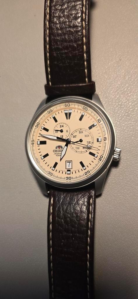 Orient Defender Militair Automatisch, Sieraden, Tassen en Uiterlijk, Horloges | Antiek, Polshorloge, Overige merken, Staal, 1960 of later