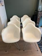 1 tot 5 originele witte Vitra Eames DAR stoelen, Huis en Inrichting, Stoelen, Verzenden, Zo goed als nieuw, Wit, Vijf, Zes of meer stoelen