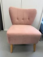 Made fauteuil zalm/roze, Ophalen, Hout, Minder dan 75 cm, Zo goed als nieuw
