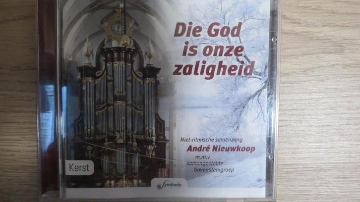 Cd kerst orgel en samenzang: Andre Nieuwkoop Die God is onze, Cd's en Dvd's, Cd's | Religie en Gospel, Zo goed als nieuw, Gospel