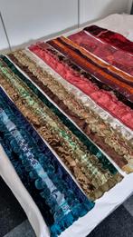 7 kleurrijke vintage sjaals., Kleding | Dames, Mutsen, Sjaals en Handschoenen, Ophalen of Verzenden