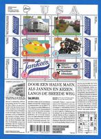 NVPH V 3325-3330 A Grenzeloos Nederland - USA - Popcultuur, Postzegels en Munten, Postzegels | Nederland, Verzenden, Na 1940, Postfris