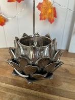 lotus of artisjok waxinelichthouder, Huis en Inrichting, Woonaccessoires | Kandelaars en Kaarsen, Overige materialen, Ophalen of Verzenden