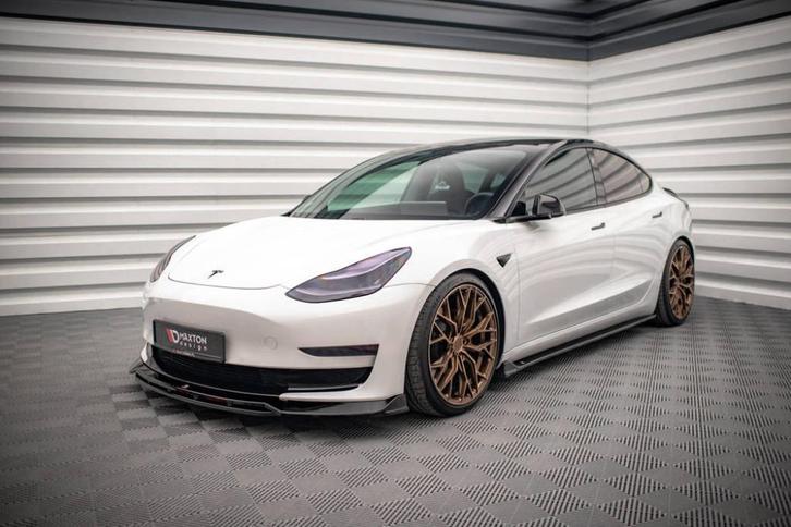 Voorlip sideskirt achterlip diffuser spoiler - Tesla Model 3, Auto diversen, Tuning en Styling, Ophalen of Verzenden