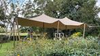 Stretchtent te huur: 10x6.5m, Ophalen, Zo goed als nieuw