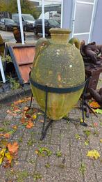 Zeer grote antieke olijfkruik 117  cm hoog, Ophalen