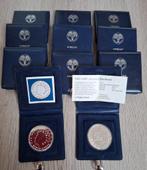 11 x 50 Gulden 1987, Koningin Beatrix, Zilver, 50 gulden, Verzenden