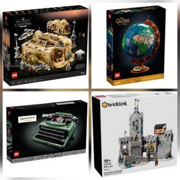 LEGO 26 grote sets sealed en retired! beschikbaar voor biedingen