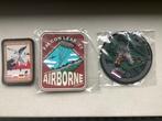 Falcon leap patches, Ophalen of Verzenden, Landmacht, Nederland, Embleem of Badge
