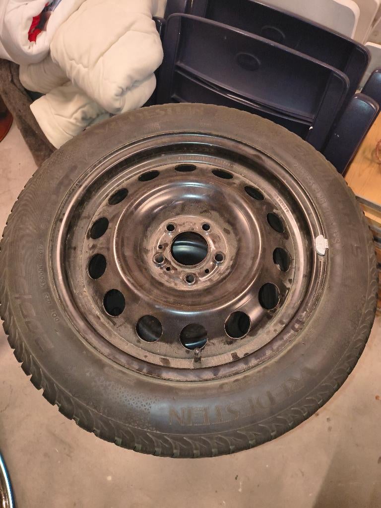 Winterbanden Peugeot 308 SW, Ophalen, Gebruikt, 16 inch, Banden en Velgen