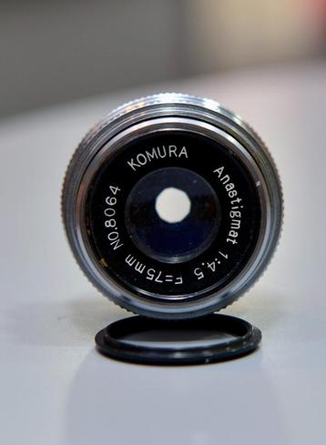 Komura anastigmat 75mm F4,5 beschikbaar voor biedingen