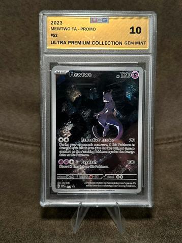 UCG 10 Graded Slab Mewtwo #52 052 SVP (Pokemon Promo) beschikbaar voor biedingen