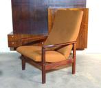 2 Retro vintage teakhouten fauteuils stoelen Pastoe FU06, Ophalen, Zo goed als nieuw, Retro vintage mid century, 50 tot 75 cm
