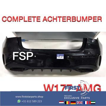 W177 AMG ACHTERBUMPER Mercedes A Klasse 2018-2021 ZWART ORIG beschikbaar voor biedingen