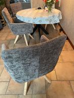 4 eethoek stoelen. Met binnen vering ztting zitten heerlijk, Ophalen, Zo goed als nieuw, Vier, Modern van alles en nog wat geen idee