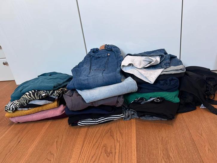 Zwangerschapskleding (pakket) maat 38, Kleding | Dames, Dames-kledingpakketten, Zo goed als nieuw, Maat 38/40 (M), Ophalen