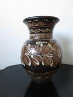 mooie handgemaakte vaas uit terracotta 25 cm, Antiek en Kunst, Ophalen of Verzenden