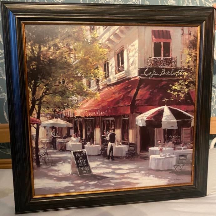 Schilderij parijs nieuwwaarde de Boet 120€ 85cm vierkant, Antiek en Kunst, Kunst | Schilderijen | Klassiek, Ophalen