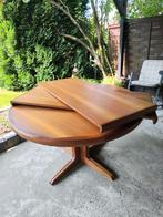 Deense VV Møbler vintage jaren 60 teak VV uitschuif eettafel, Huis en Inrichting, Tafels | Eettafels, Ophalen, Gebruikt, 100 tot 150 cm