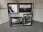 Industriële fotolijst metaal zwart nieuw. 27x5,5x27 cm., Minder dan 50 cm, Metaal of Aluminium, Nieuw, Ophalen of Verzenden