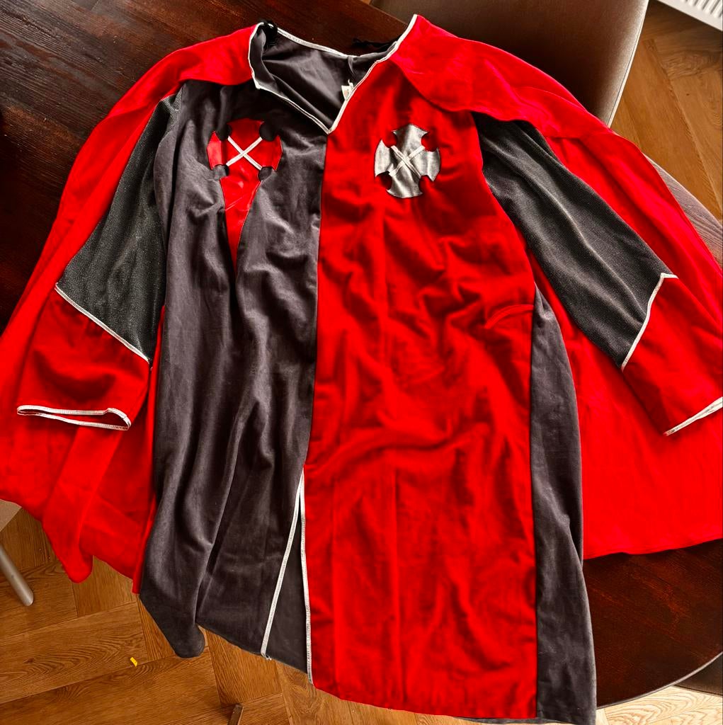 Carnaval Ridder Kostuum Heren XL, Ophalen of Verzenden, Zo goed als nieuw, 170 of groter, Jongen