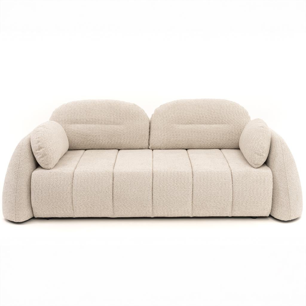 Slaapbank met opbergruimte NIEUW, Ophalen, 250 tot 300 cm, 100 tot 125 cm, Scandinavisch, Japandi