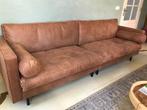 Design lederen bank, Huis en Inrichting, Ophalen, 100 tot 125 cm, Leer, Zo goed als nieuw