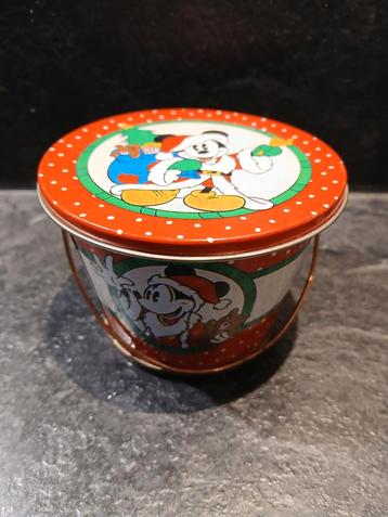 Vintage Mickey Mouse Kaars in Blik beschikbaar voor biedingen