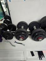 Dumbells,  van 1 tot 20 Kilo. Kunststof en staal., Ophalen, Zo goed als nieuw, Dumbbell